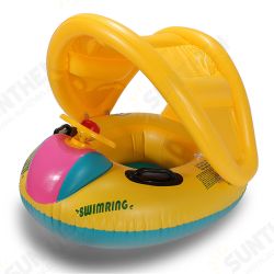 Adjustable Sunshade Baby Swim Inflatable Float Seat Boat Swimming Ring Adjustable Sunshade Baby Swim Inflatable Float Seat Boat Swimming Ring