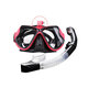 Anti-fog Scuba Snorkeling Camera Diving Mask Tempered Glass Swimming Goggles with Breathing Tube