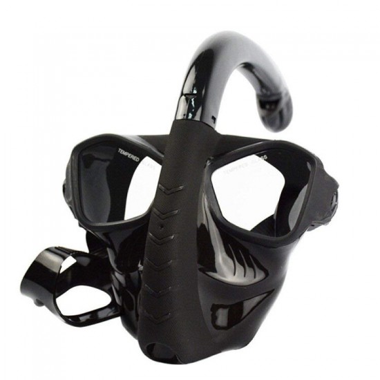 Anti-fog Snorkel Mask Underwater Diving Full Face Swimming Goggles with Breathable Tube