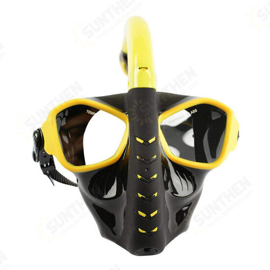 Anti-fog Snorkel Mask Underwater Diving Full Face Swimming Goggles with Breathable Tube