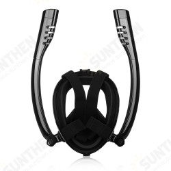 Antifog Double Tube Full Face Snorkel Scuba Diving Mask Swim Breathing Goggles With Camera Mount Antifog Double Tube Full Face Snorkel Scuba Diving Mask Swim Breathing Goggles With Camera Mount