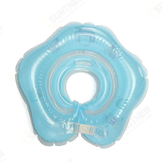 Baby Infant Swimming Pool Bath Neck Floating Inflatable Ring Built-in Belt