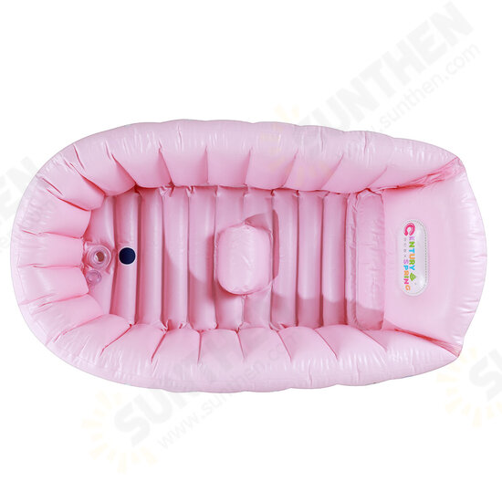 Baby Inflatable Bath Tub PVC Swimming Pool Shower Bath Folding Kids Portable Swimming Pool for 0-3 Years Old