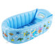 Baby Inflatable Bath Tub PVC Swimming Pool Shower Bath Folding Kids Portable Swimming Pool for 0-3 Years Old