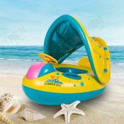 Baby Inflatable Swimming Float Ring PVC Lying Water Seat Boat Sunshade Pool Mattress with Canopy Kid Gift Baby Inflatable Swimming Float Ring PVC Lying Water Seat Boat Sunshade Pool Mattress with Canopy Kid Gift