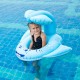 Blue Whale Childen Swimming Inflatable Ring Float Seat Chair Water Pool Toy Safer Swims Accessories