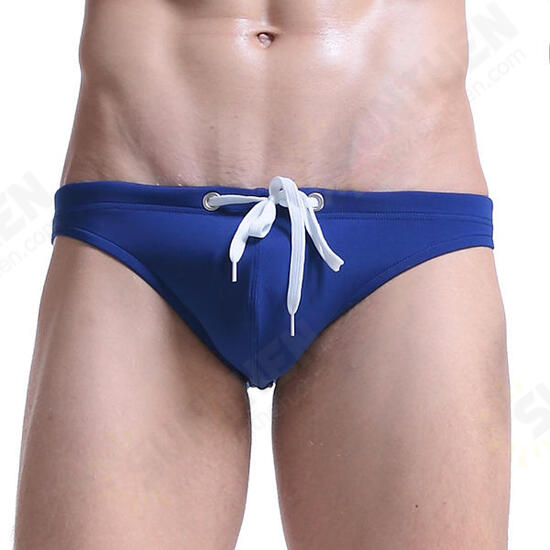 Casual Beach Solid Color Bikini Swimwear for Men Swimming Trunks Casual Beach Solid Color Bikini Swimwear for Men Swimming Trunks