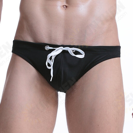 Casual Beach Solid Color Bikini Swimwear for Men Swimming Trunks Casual Beach Solid Color Bikini Swimwear for Men Swimming Trunks