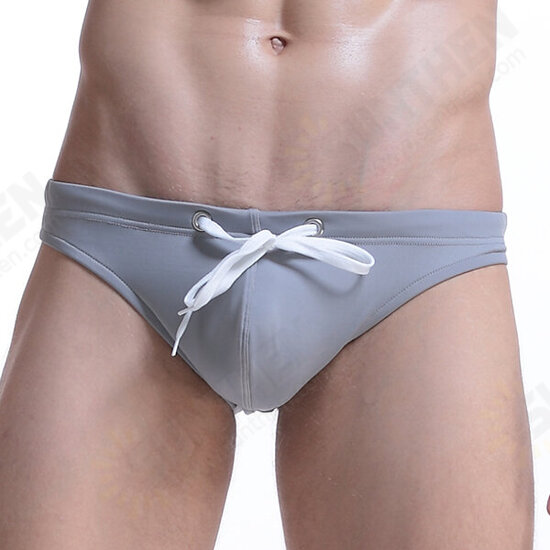 Casual Beach Solid Color Bikini Swimwear for Men Swimming Trunks Casual Beach Solid Color Bikini Swimwear for Men Swimming Trunks