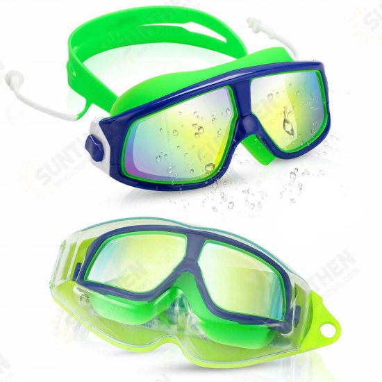 Children Anti-fog Diving Goggles HD Silicone Adjustable Teenager Kids Swimming Eyewear Water Sport Glasses