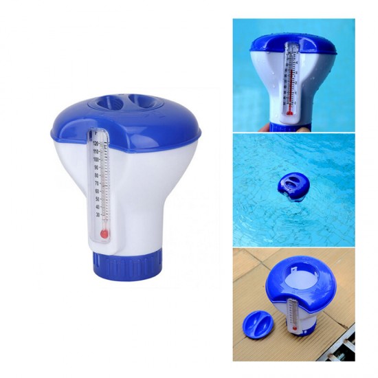Chlorine Tablet Dispenser Automatic Dosing Device Swimming Pool Accessories With Thermometer Disinfection Automatic Dosing Pump