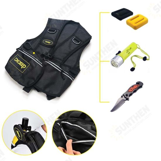 Quick-Drying Diving Vest Bag For 2L Scuba Tank Diving Oxygen Cylinder Storage Back Bag Snorkeling Dive Equipment