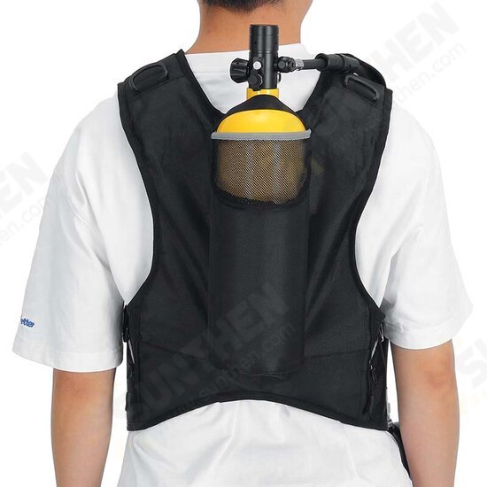 Quick-Drying Diving Vest Bag For 2L Scuba Tank Diving Oxygen Cylinder Storage Back Bag Snorkeling Dive Equipment