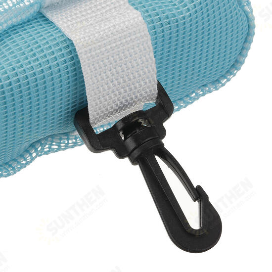 Diving Reel Bolt Snap & SMB Safety Marker Buoy Mesh Gear Bag Equipment Holder Carry Pouch