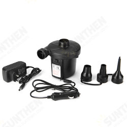 Electric Air Pump 3 Nozzle Inflator for Inflatable Cushions Air Mattress Bed Swimming Ring Boats Electric Air Pump 3 Nozzle Inflator for Inflatable Cushions Air Mattress Bed Swimming Ring Boats