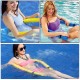 Floating Pool Chair Swimming Pool Mesh Seats Hammock Float Seat Water Lounge Chairs Travel Water Swimming