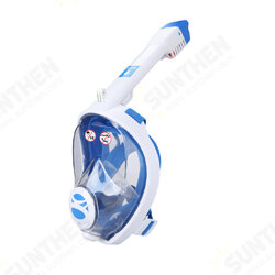 Folding Full Face Snorkel Mask 180° Panoramic View Diving Mask Anti-Fog Anti-Leak with Camera Mount for Adults Folding Full Face Snorkel Mask 180° Panoramic View Diving Mask Anti-Fog Anti-Leak with Camera Mount for Adults