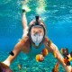 Full Face Snorkeling Mask Underwater Anti Fog Swim Diving Scuba Mask With Detachable Camera Holder