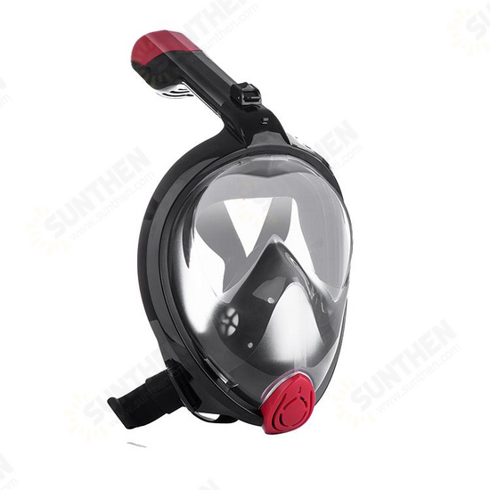 Full Face Snorkeling Mask Underwater Anti Fog Swim Diving Scuba Mask With Detachable Camera Holder