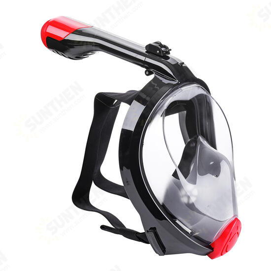 Full Face Snorkeling Mask Underwater Anti Fog Swim Diving Scuba Mask With Detachable Camera Holder