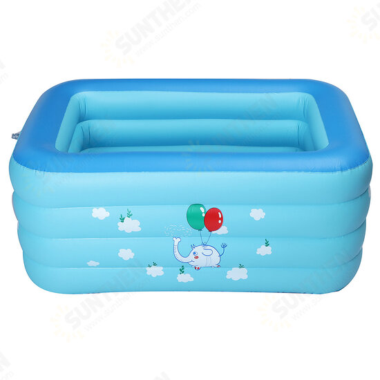 Full-Sized Family Inflatable Swimming Pool Thickened 4-Ring Inflatable Lounge Pool Summer Backyard for Adult Kids Babies Toddler Aults Full-Sized Family Inflatable Swimming Pool Thickened 4-Ring Inflatable Lounge Pool Summer Backyard for Adult Kids Babies Toddler Aults