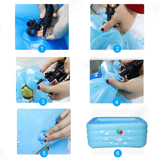 Full-Sized Family Inflatable Swimming Pool Thickened 4-Ring Inflatable Lounge Pool Summer Backyard for Adult Kids Babies Toddler Aults Full-Sized Family Inflatable Swimming Pool Thickened 4-Ring Inflatable Lounge Pool Summer Backyard for Adult Kids Babies Toddler Aults