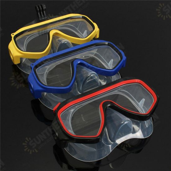 4 Diving Goggles Swimming Goggles Waterproof Diving Mask With Camera Adapters