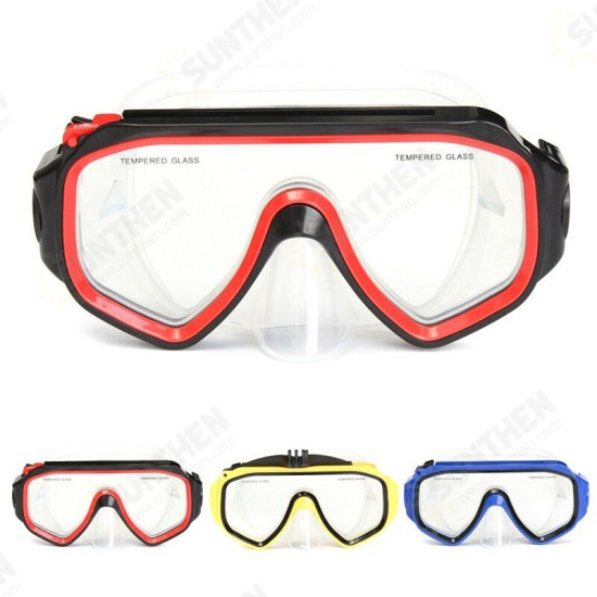 4 Diving Goggles Swimming Goggles Waterproof Diving Mask With Camera Adapters