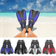 F621 1 Pair Snorkel Fins Swimming Diving Flippers PP TPR Comfortable Water Socks for Adult F621 1 Pair Snorkel Fins Swimming Diving Flippers PP TPR Comfortable Water Socks for Adult