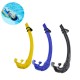 SN619 Silicone Diving Tube 18.5inch Folding Snorkel Anti Leak Freediving Breathing Tube Outdoor Swimming Diving