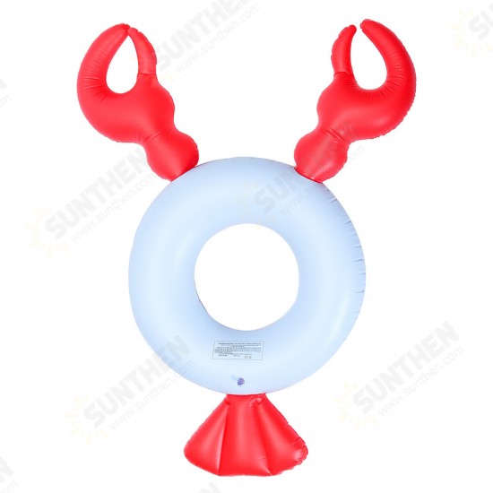 Inflatable Crawfish Swim Ring Swimming Pool Bathing Floating Circle Swimming Safety Protection Tools