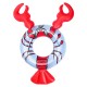 Inflatable Crawfish Swim Ring Swimming Pool Bathing Floating Circle Swimming Safety Protection Tools