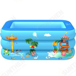 Inflatable Swimming Pool Family Swimming Pool Children Pool Outdoor Water Play Kids Toys Inflatable Swimming Pool Family Swimming Pool Children Pool Outdoor Water Play Kids Toys
