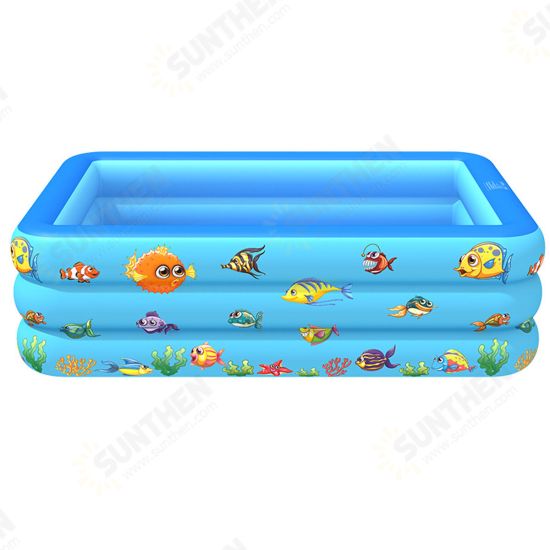 Inflatable Swimming Pool Garden Outdoor PVC Paddling Pools Kid Game Pool