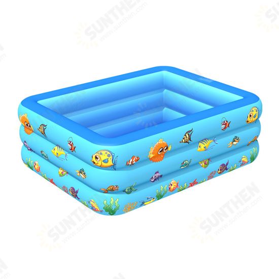 Inflatable Swimming Pool Garden Outdoor PVC Paddling Pools Kid Game Pool