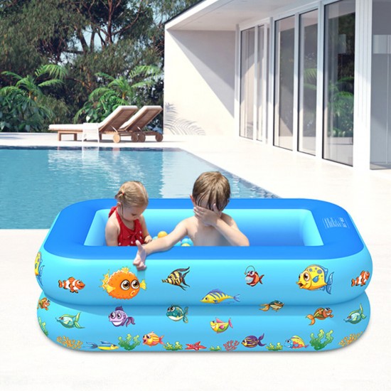 Inflatable Swimming Pool Garden Outdoor PVC Paddling Pools Kid Game Pool