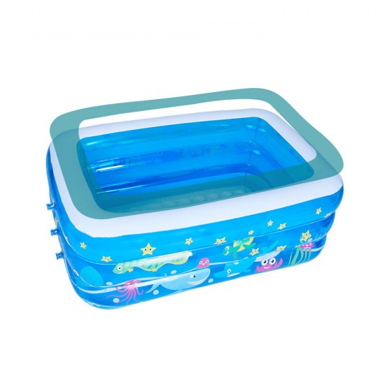 Inflatable Swimming Pool Kids Adult Yard Garden Family Party Outdoor Indoor Playing Inflatable Bathtub