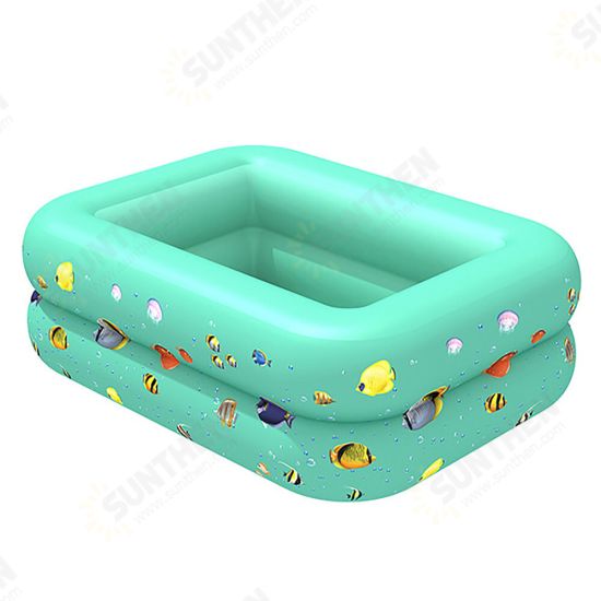 Inflatable Swimming Pool PVC Family Bathing Tub Paddling Pool Summer Outdoor Garden