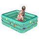 Inflatable Swimming Pool PVC Family Bathing Tub Paddling Pool Summer Outdoor Garden