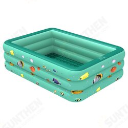 Inflatable Swimming Pool PVC Family Bathing Tub Paddling Pool Summer Outdoor Garden Inflatable Swimming Pool PVC Family Bathing Tub Paddling Pool Summer Outdoor Garden