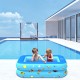 Inflatable Swimming Pool Yard Garden Family Kids Play Backyard Blow Up Paddling Pool Bathing Tub Outdoor