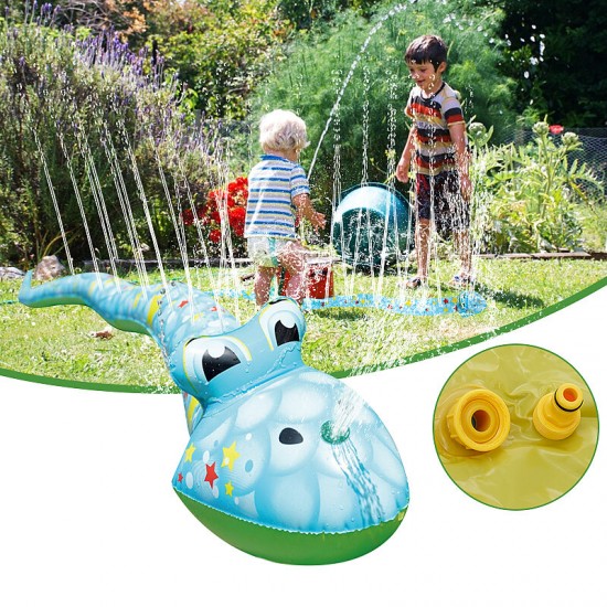 Inflatable Water Spray Cute Snake Cartoon Yard Lawn Sprinkler Outdoor Garden Summer Swimming Water Sport