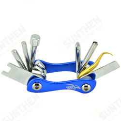 8-in-1 Mini Multifunction Diver Repair Tool Set Cylinder Installation Maintenance Folding Portable Screwdriver O-ring Hook Spanner Valve Nuts 8-in-1 Mini Multifunction Diver Repair Tool Set Cylinder Installation Maintenance Folding Portable Screwdriver O-ring Hook Spanner Valve Nuts