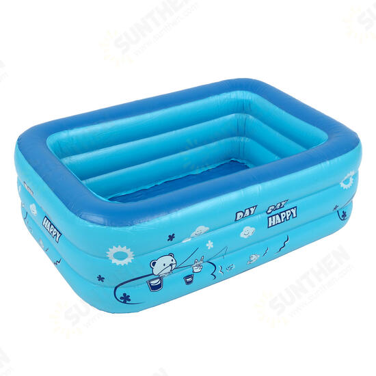 Kids Baby Children Inflatable Swimming Pool 3 Layer Pool Summer Water Fun Play Toy