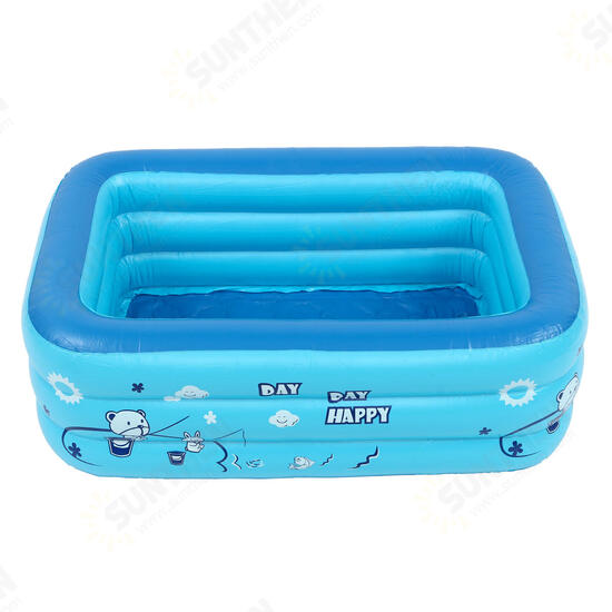 Kids Baby Children Inflatable Swimming Pool 3 Layer Pool Summer Water Fun Play Toy