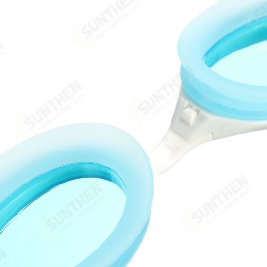 Swimming Glasses PC Silicone Shockproof Anti-fog Anti-UV Adjustable Swimming Goggles for Adult