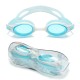 Swimming Glasses PC Silicone Shockproof Anti-fog Anti-UV Adjustable Swimming Goggles for Adult