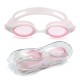Swimming Glasses PC Silicone Shockproof Anti-fog Anti-UV Adjustable Swimming Goggles for Adult