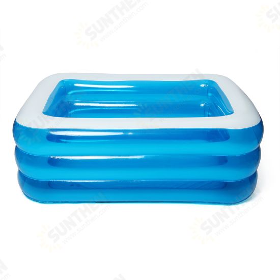 PVC 3/4 Layers Inflatable Swimming Pool Camping Garden Ground Pool