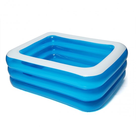 PVC 3/4 Layers Inflatable Swimming Pool Camping Garden Ground Pool